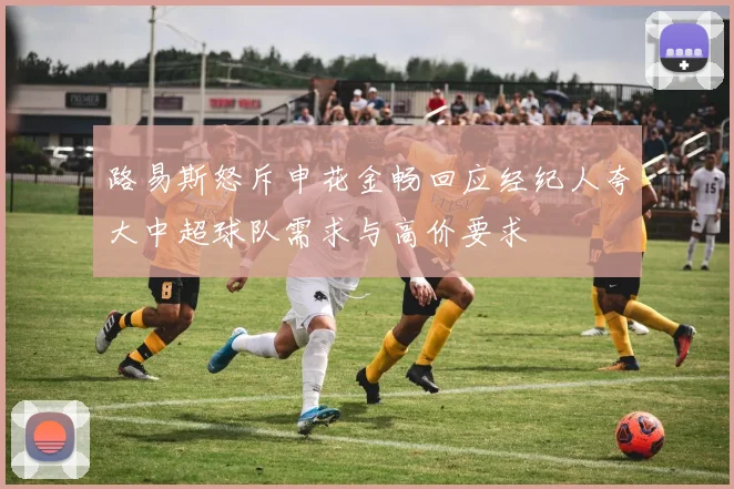 路易斯怒斥申花金畅回应经纪人夸大中超球队需求与高价要求